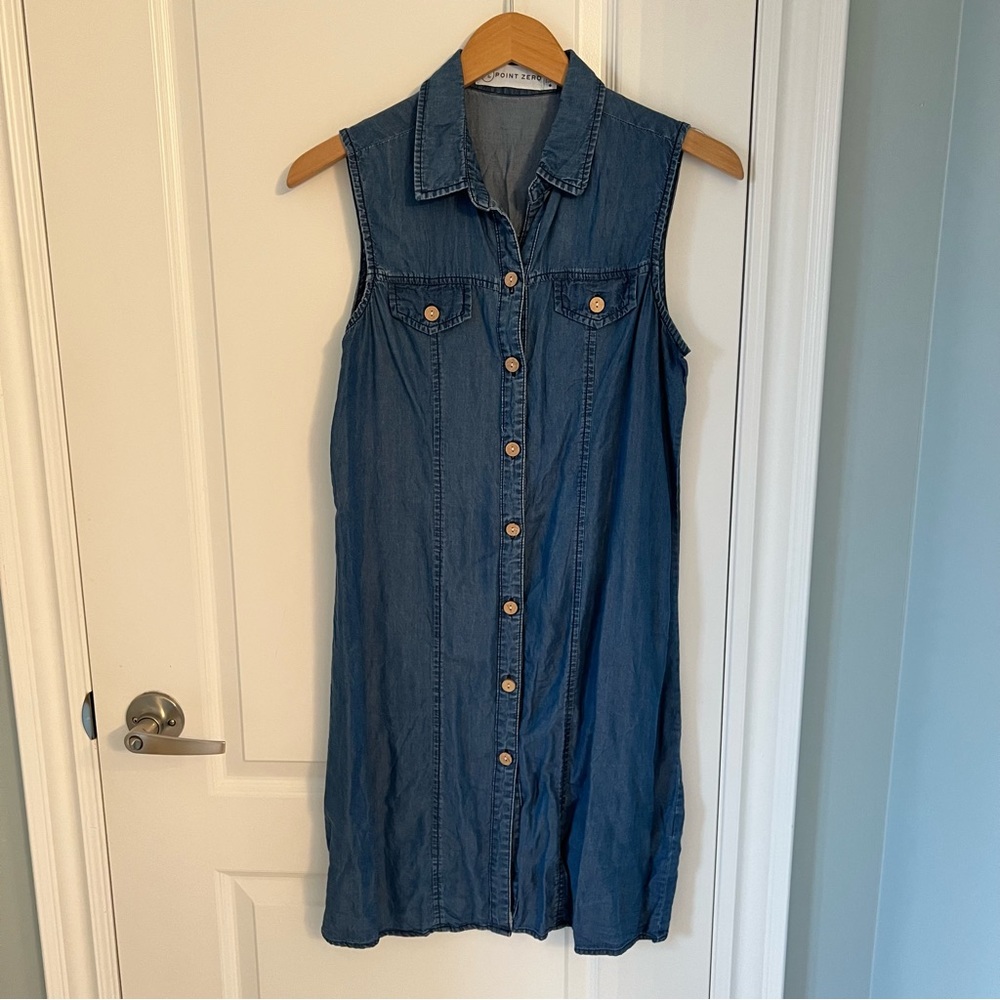 Point zero denim dress